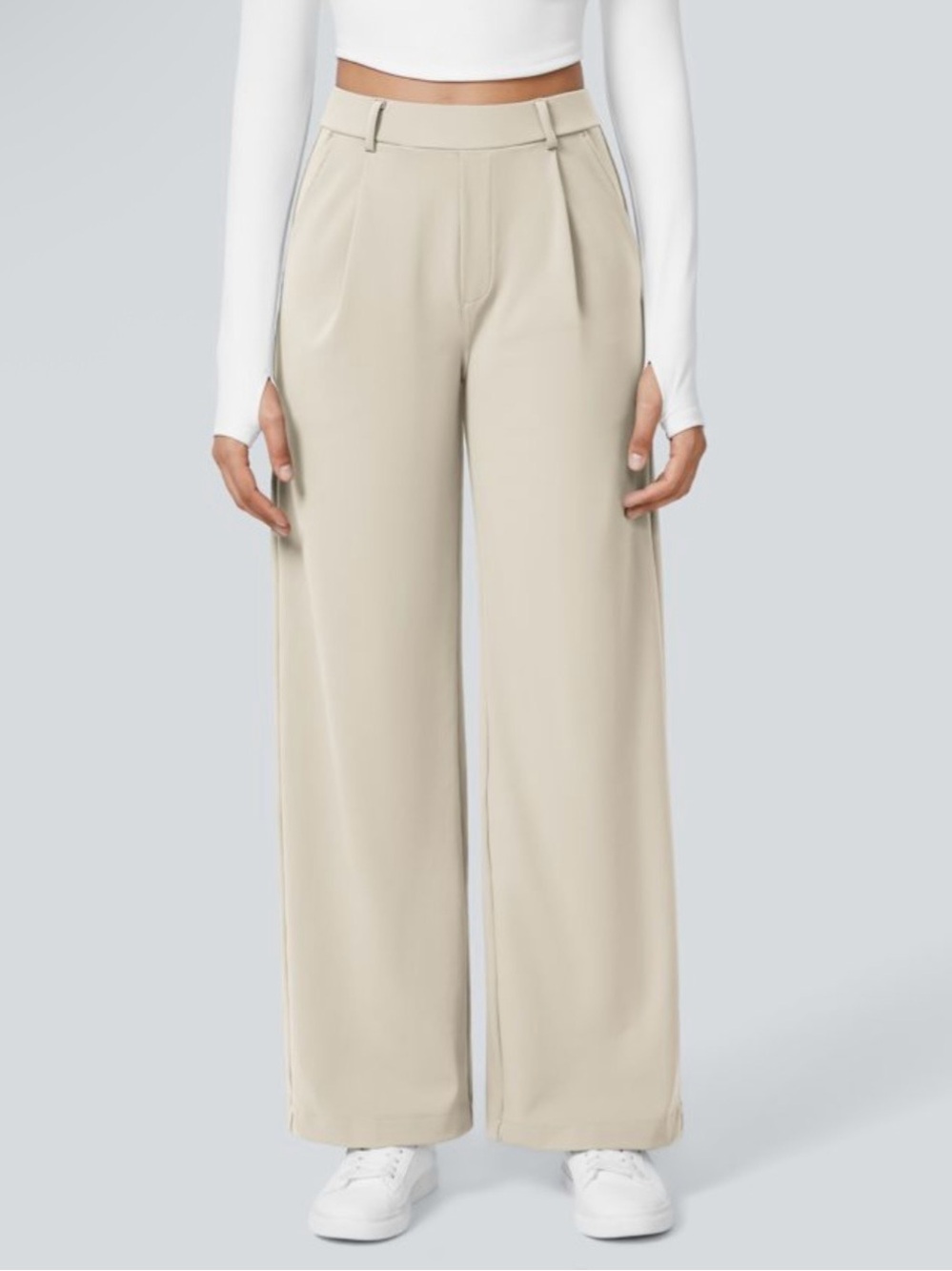 Halara Flex™ DayStretch High Waisted Pocket Straight Leg Work Pants